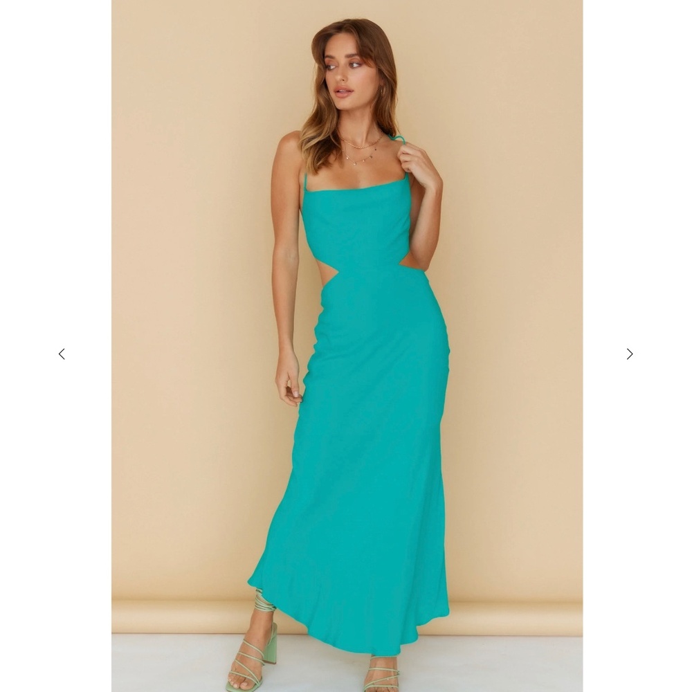 HELLO MOLLY Reborn With You Midi Dress Green